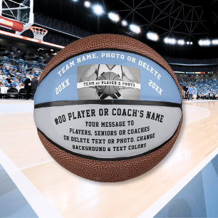Photo, Personalised Mini Basketballs. CHANGE COLOR Basketball