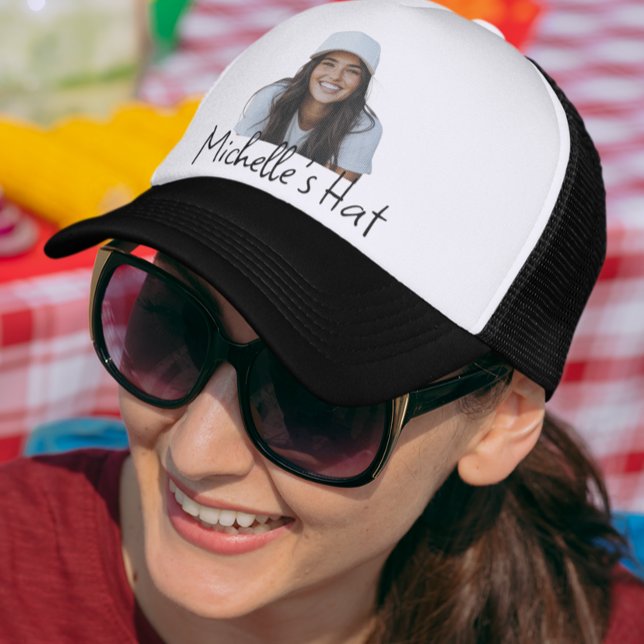 Photo Personalised Name Custom Trucker Hat (Creator Uploaded)