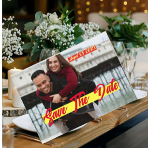 Photo Personalised Save the Date Invitation  Postcard