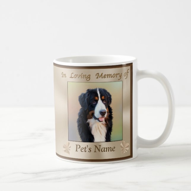 Photo, Personalised Sympathy Gift for Loss of Pet Coffee Mug (Right)