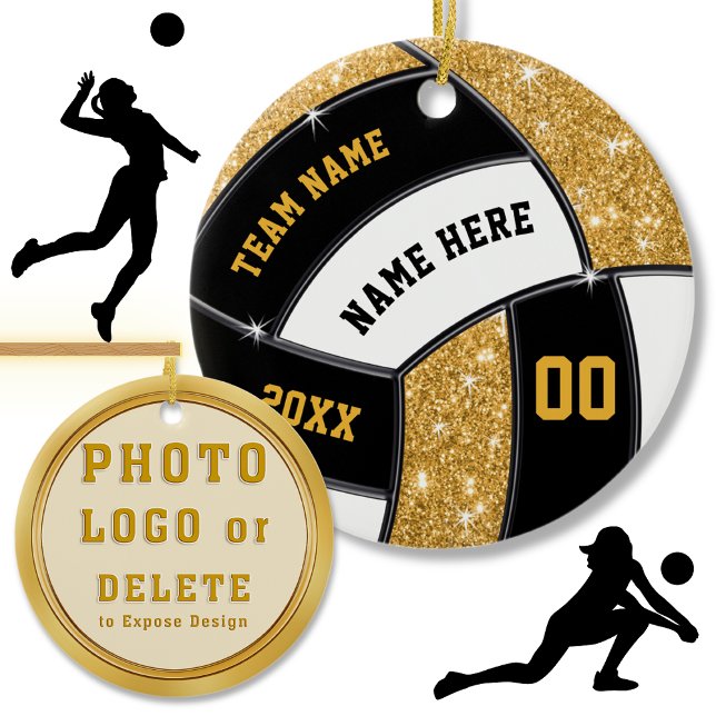 PHOTO Personalised, Volleyball Christmas Ornament (Volleyball Christmas Tree Ornaments. Christmas Gift for Volleyball Players. Volleyball ornaments.)