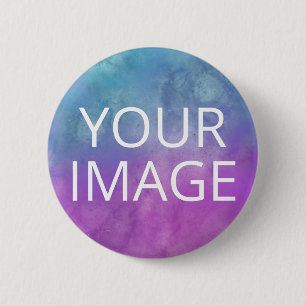 Photo personalized 6 cm round badge