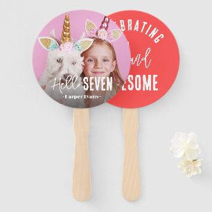 Photo Personalized Birthday Hand Fan