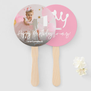 Photo Personalized Birthday Hand Fan