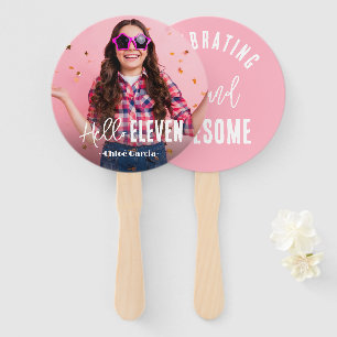 Photo Personalized Birthday Hand Fan