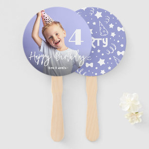 Photo Personalized Birthday Hand Fan