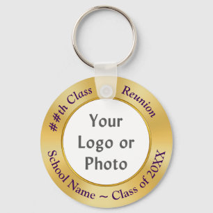 Photo Personalized, Class Reunion Party Favors, Key Ring