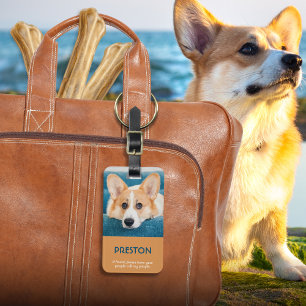 Photo Pet Carrier Tag