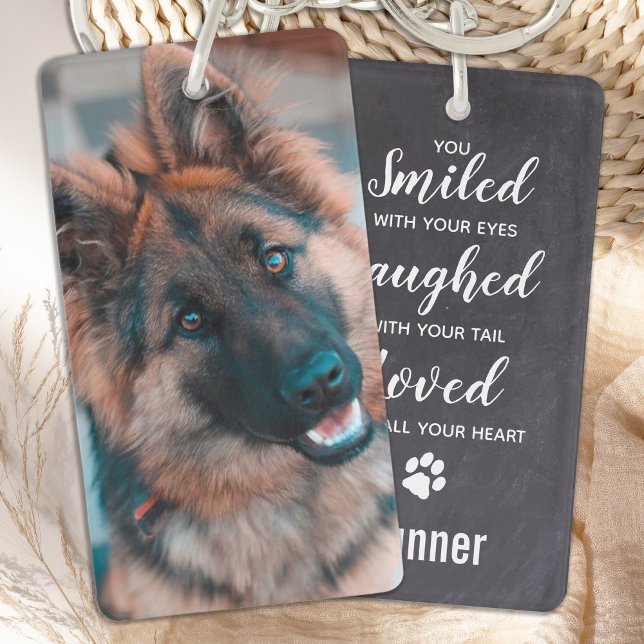 Photo Pet Dog Memorial Key Ring (Creator Uploaded)