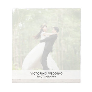Photo Photographer Business Name Notepad