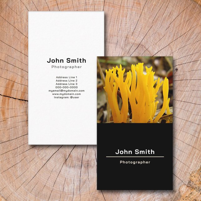 Photo & Photographer Vertical Business Card (Photo & Photographer Vertical Business Card)