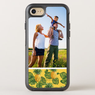 Photo Pineapples & Tropical Leaves On Gold OtterBox Symmetry iPhone 8/7 Case