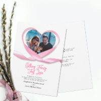 Photo Pink Heart Ribbon Nothing Fancy Just Love