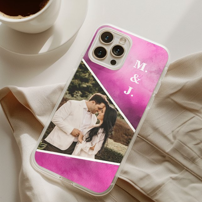 Photo Pink Monogram Case-Mate iPhone Case (Creator Uploaded)