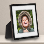 Photo Plaque With Stand Template Shadowed Inlay<br><div class="desc">Personalised Square Photo Portrait with Black Frame and a White Shadowed Inlay. Includes Built in Stand at rear.</div>