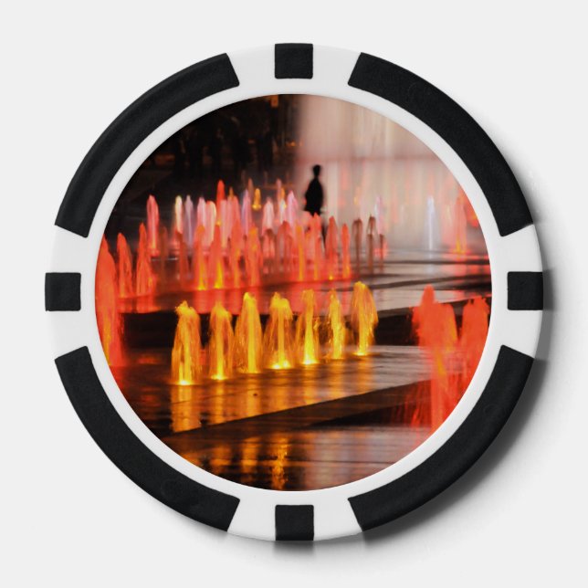 Photo poker token, male figure chips (Front)