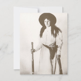Photo Portrait of a Cowgirl Holding a Rifle, c1910