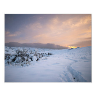 Photo Print/Casper Mountain Seasons/Winter Sunset