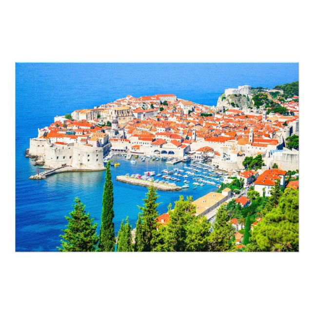 Photo print Dubrovnik Croatia (Front)