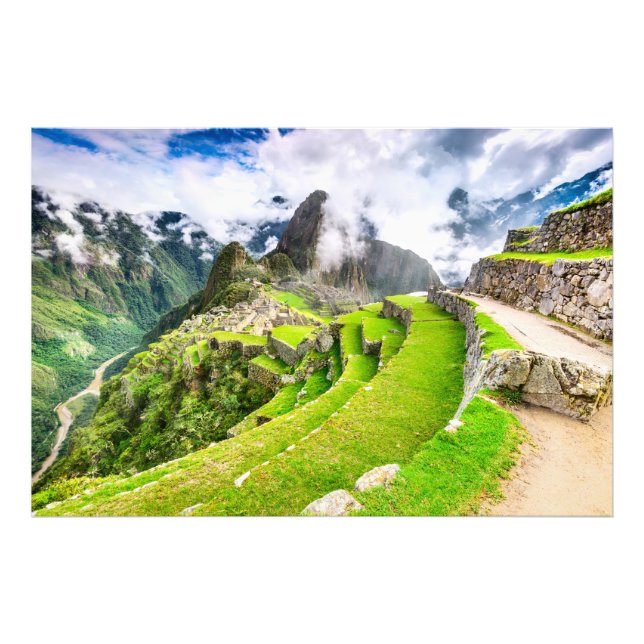 Photo print Machu Picchu (Front)