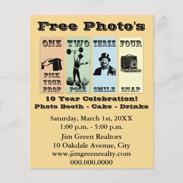 Photo Prop Sign Flyer (Front)