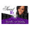 Photo Purple Glitter Sweet 16 16th Birthday Banner