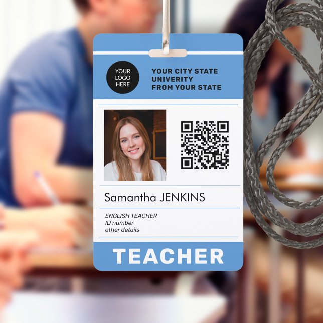 Photo QR CODE logo employee ID ID Badge (Creator Uploaded)