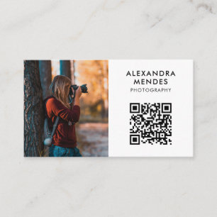 Photo QR Code, Photographer Photography Business Card