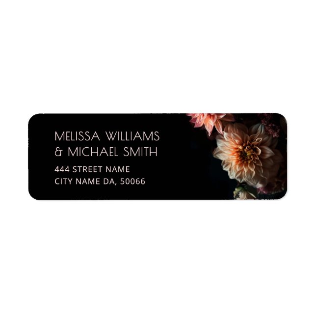 Photo Realistic Flowers Dark Moody  (Front)
