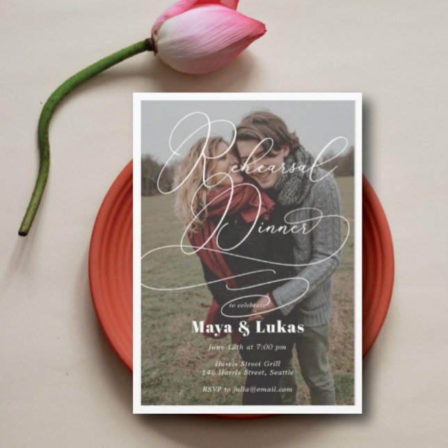 Photo Rehearsal Dinner Invitation (Creator Uploaded)