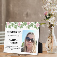 Photo Reserved for the Mother wedding sign 