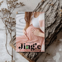 Photo Retro Baby Pregnancy Announcement
