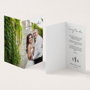 Photo Romantic Botanical Branches Whimsical Script