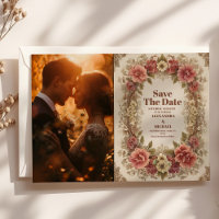 Photo Royal Victorian Floral Ornaments Wedding