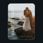 Photo Save the Date Card, Elegant Modern  Magnet<br><div class="desc">Photo Save the Date Card,  Elegant Modern</div>