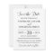 Photo Save the Date Card Modern Calligraphy Script