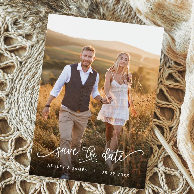 Photo Save the Date for Wedding Invitation Card (Creator Uploaded)