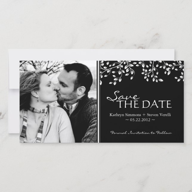 Photo Save The Date Invitation (Front)