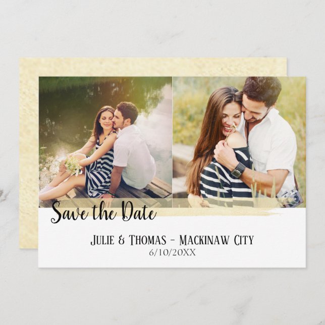 Photo Save the Date Invitation (Front/Back)