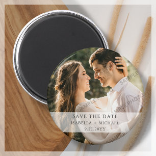 Photo Save The Date Magnet