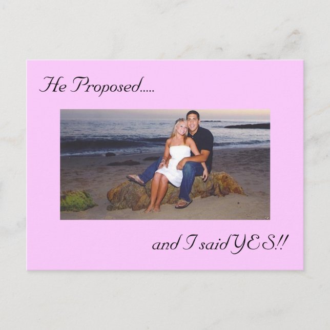 Photo Save the Date Postcard (Front)