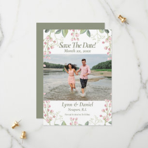 Photo Save The Date Wedding Announcement