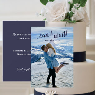 Photo Save The Date Wedding Engagement