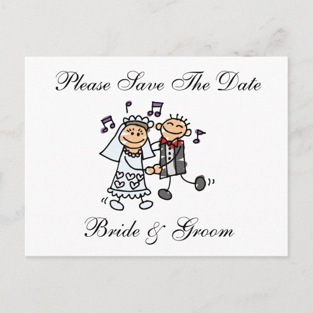 Photo Save The Dates Postcards (Front)