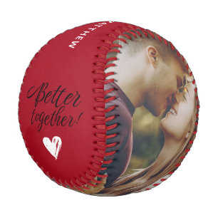 Photo Script Better Together Custom Baseball