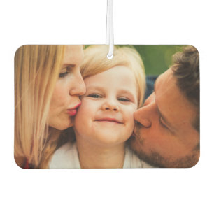 Photo Script Family Name Car Air Freshener