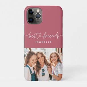 Photo script girly fun typography best friends Case-Mate iPhone case