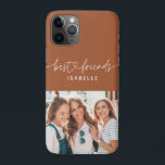 Photo script girly fun typography best friends Case-Mate iPhone case<br><div class="desc">Photo script girly fun typography girly best friends design. Part of a modern collection.</div>