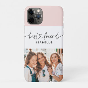 Photo script girly fun typography best friends Case-Mate iPhone case