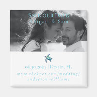  Photo Sea Turtle Beach Wedding Save the Date